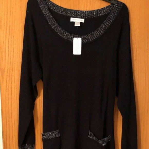 Christopher and Banks Dresses & Skirts - Christopher & Banks NWT Black knit dress
